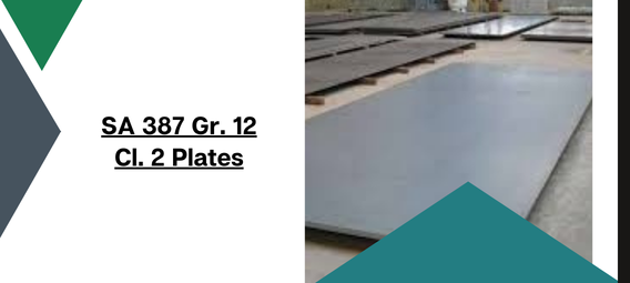 Large flat metal plates stacked in a manufacturing facility for industrial use